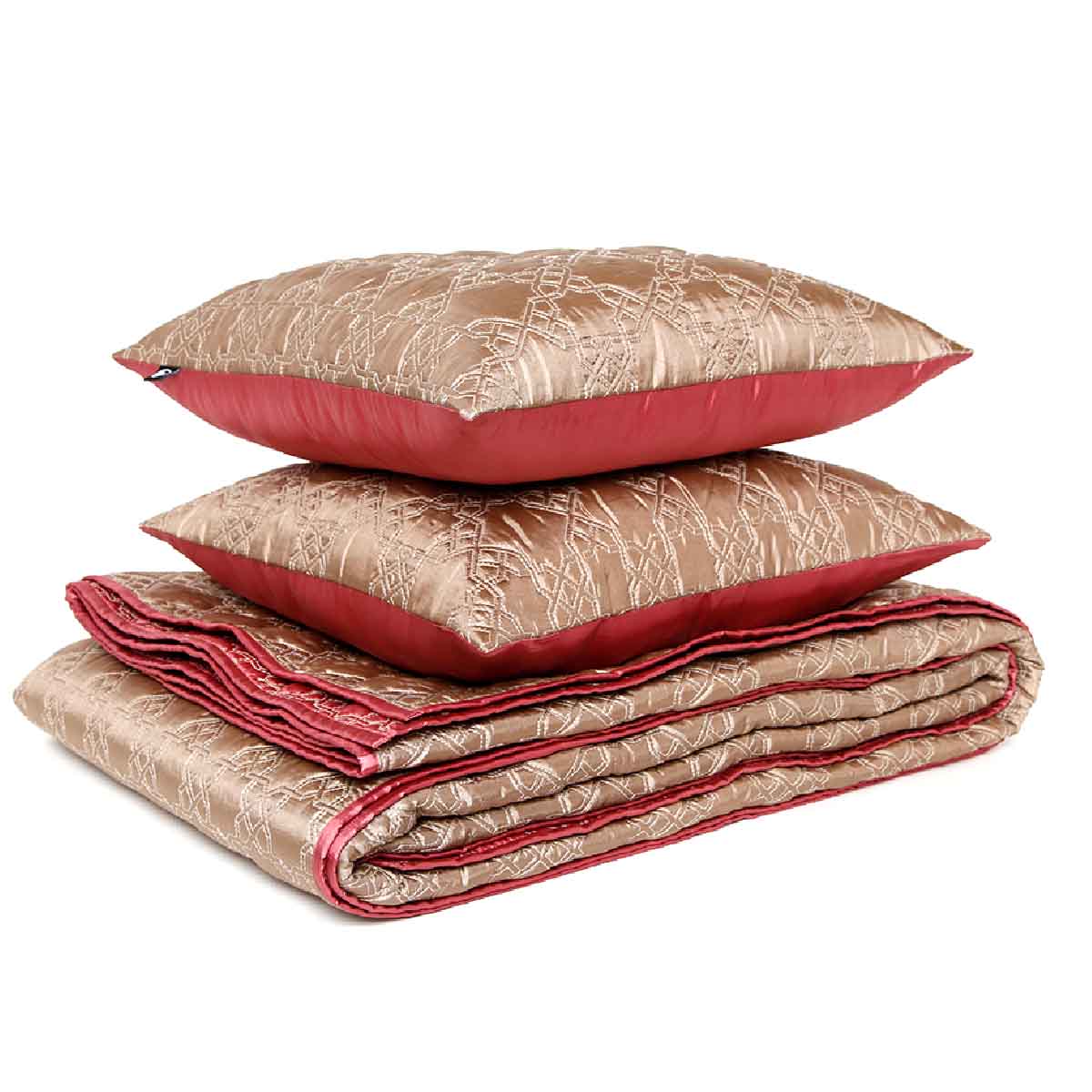 Jharokha Quilt With Cushion Covers Set