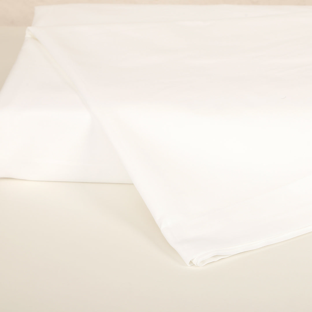 Catalan White Embroided Bedsheet Set
