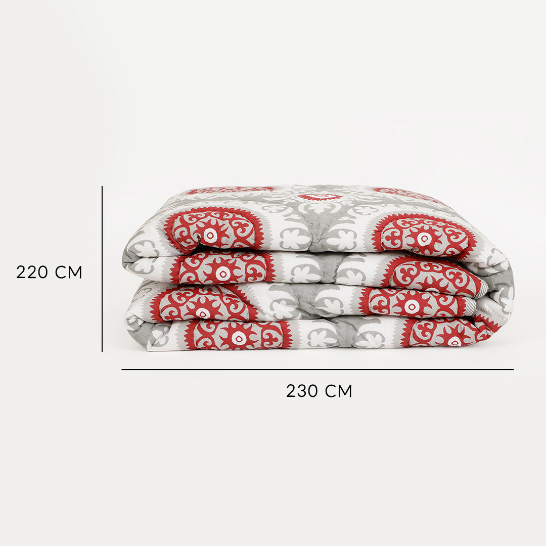 Suzani Quilt and Sham Set of 2
