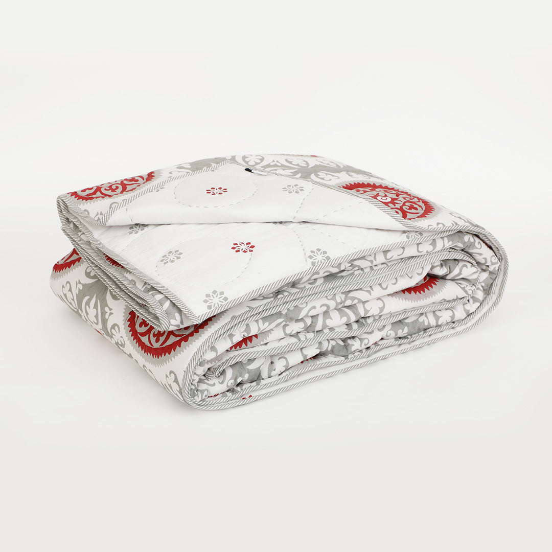 Suzani Quilt and Sham Set of 2