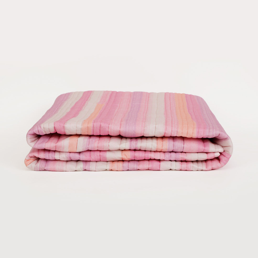 Pinkrush Quilt and Pillow Cover Set