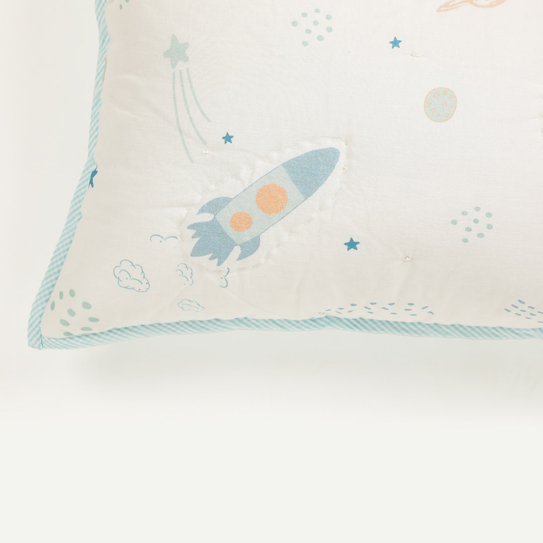 Galaxy Cot Set With 1 Quilt, 2 Bolster & 1 Pillow