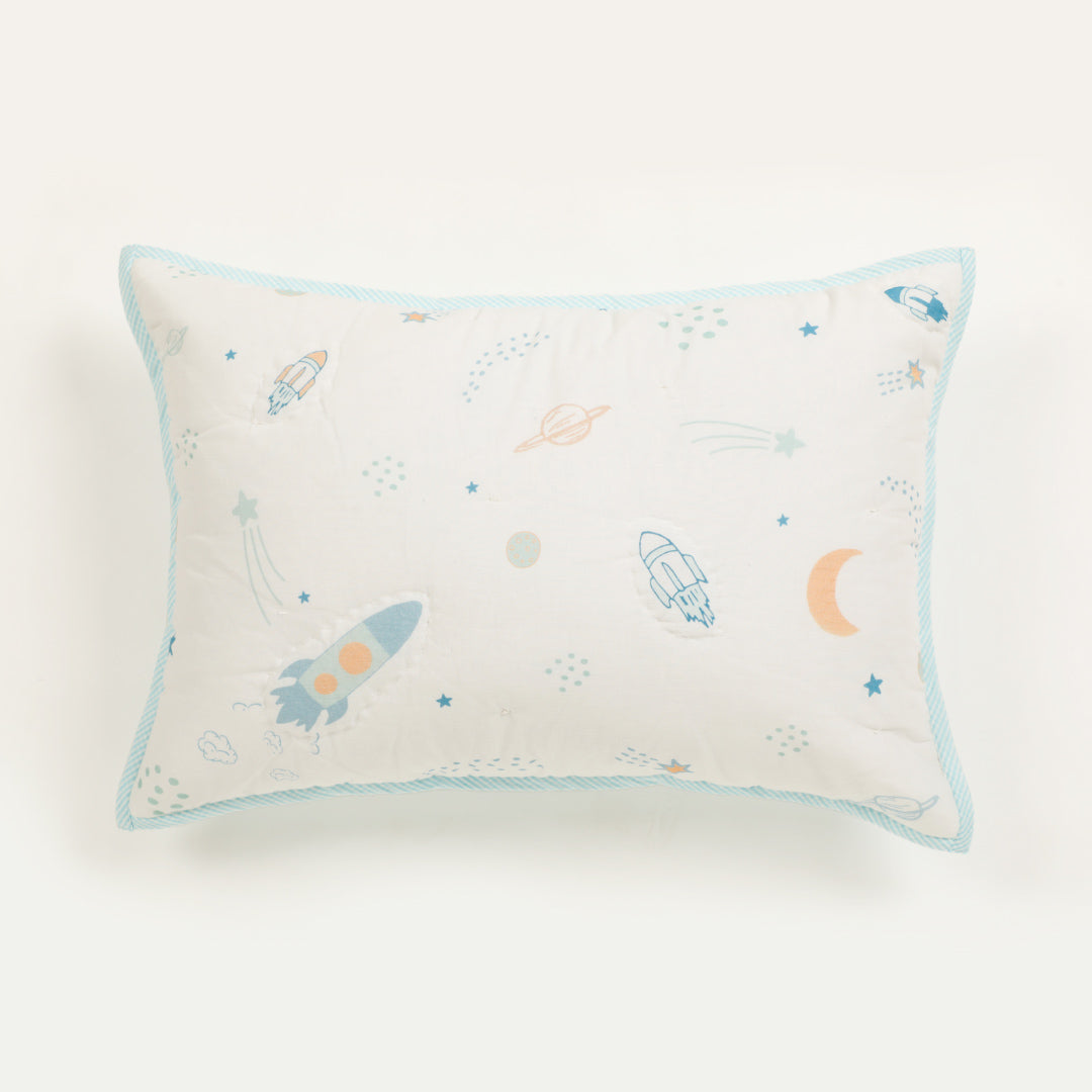 Galaxy Cot Set With 1 Quilt, 2 Bolster & 1 Pillow