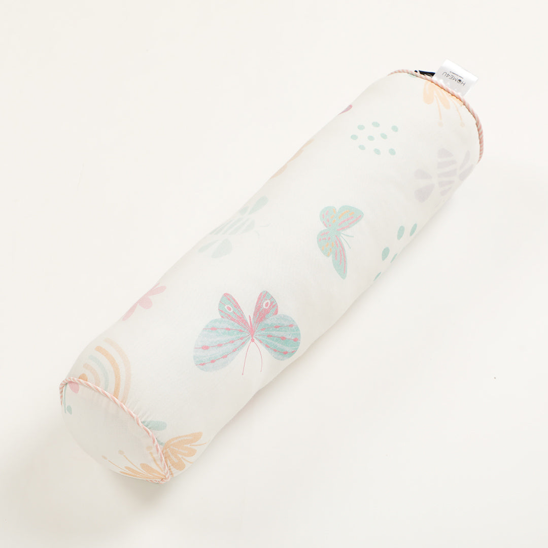Butterfly Cot Set With 1 Quilt, 2 Bolster & 1 Pillow