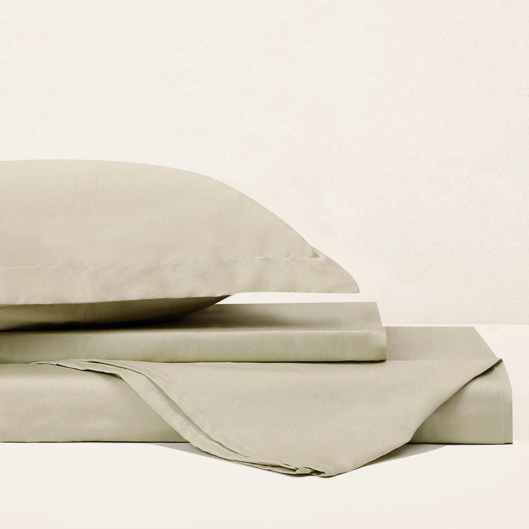 Indy Sage King Size Bed Sheet with 2 Pillow Covers